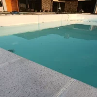 Ułożone przez nas płytki wokół basenu