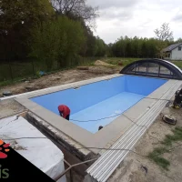 czyszczenie i oddanie gotowego basenu